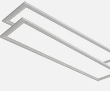 2- Artika Sunray 1'x4' Flat Panel LED Light Skylight Ultra Thin LED 4200 Lumens