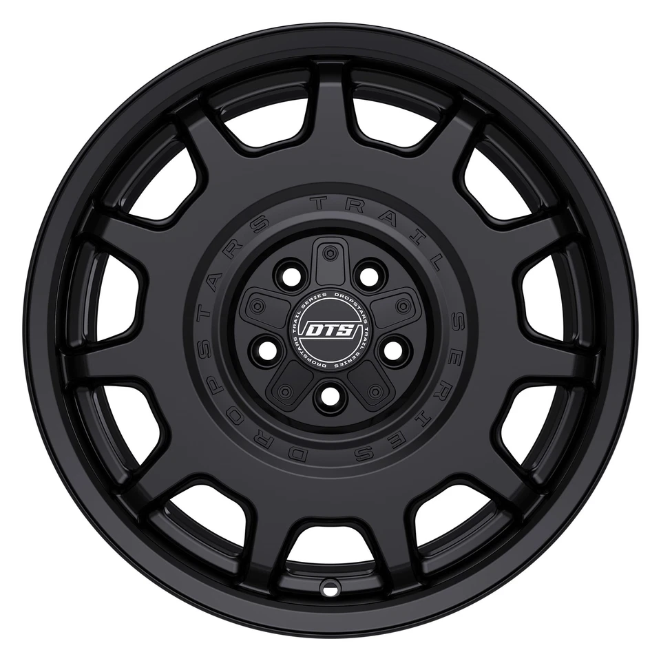 Dropstars 607SB Wheel 18x8 (35, 5x114.3, 73.1) Black Single Rim Foto 2 de 3