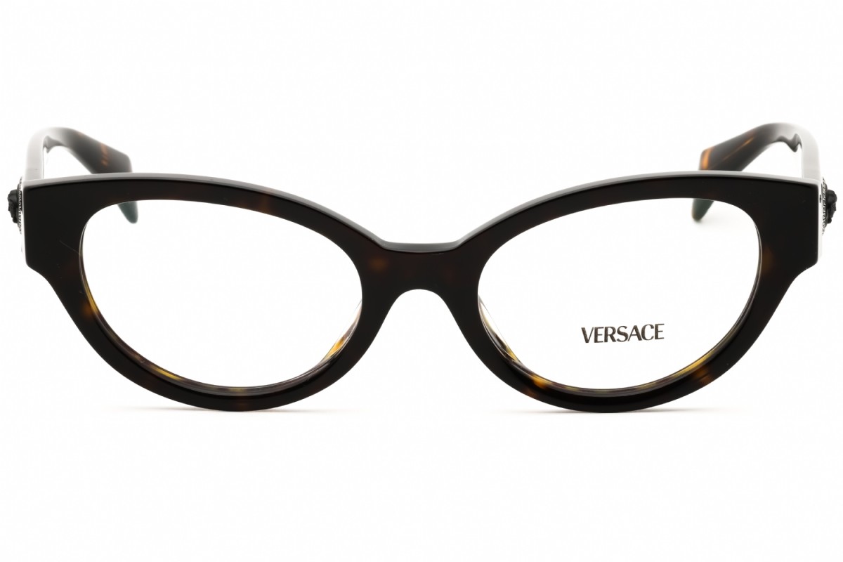 Versace VE3361U 108 Havana 51mm Eyeglasses New Authentic thumbnail 2
