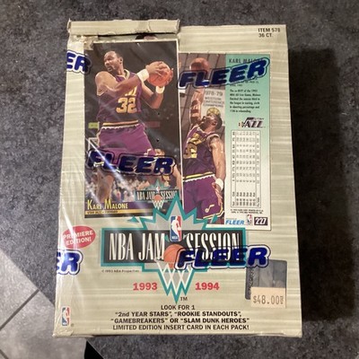 1993-94 Fleer NBA Jam Session Basketball Box packs cards