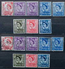 GB QEII Jersey 1958-69 Pre-Decimal Wilding Complete Definitives MNH and Used