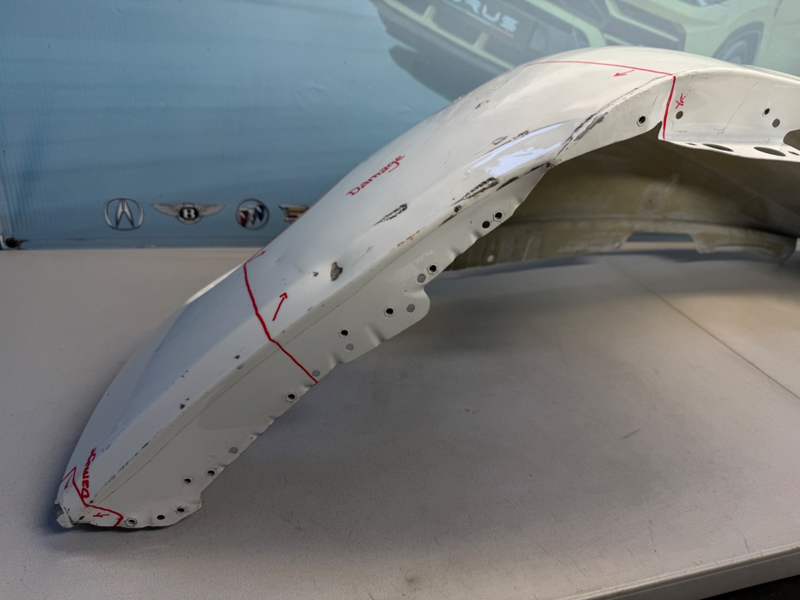 2012 2013 2014 2015 BENTLEY CONTINENTAL GT GTC LEFT SIDE FENDER OEM USED
