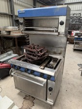 Blue Seal 6-burner LPG oven range cooker with gas Salamander Grill commercial
