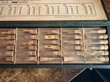 Vintage Marathon Watch Hand Assortment No. 358 - Original Glass Vials w/ Corks