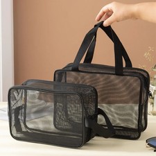 Mesh Shower Caddy Tote Bag Large Capacity Toiletry Portable Cosmetic Case