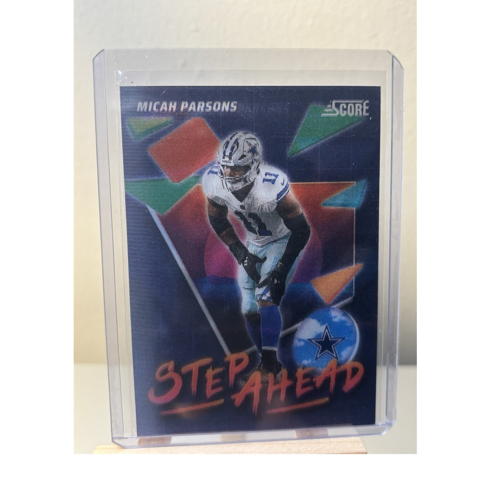 2025 Panini Score Micah Parsons Step Ahead SA-MPS Dallas Cowboys NFL Insert