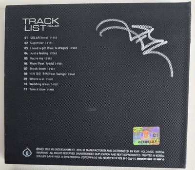BIGBANG Taeyang Solar Autographed Signed Album BIG BANG VIP | eBay
