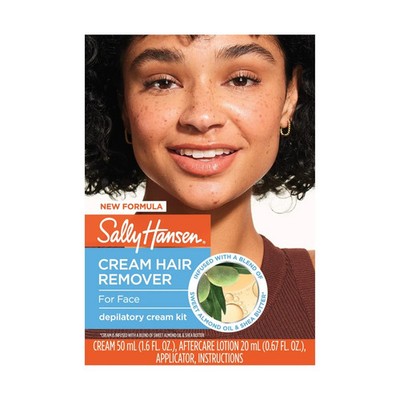 Sally Hansen Hair Remover for Face | Cream Depilatory + 1.7 Fl Oz (Pack of 1)
