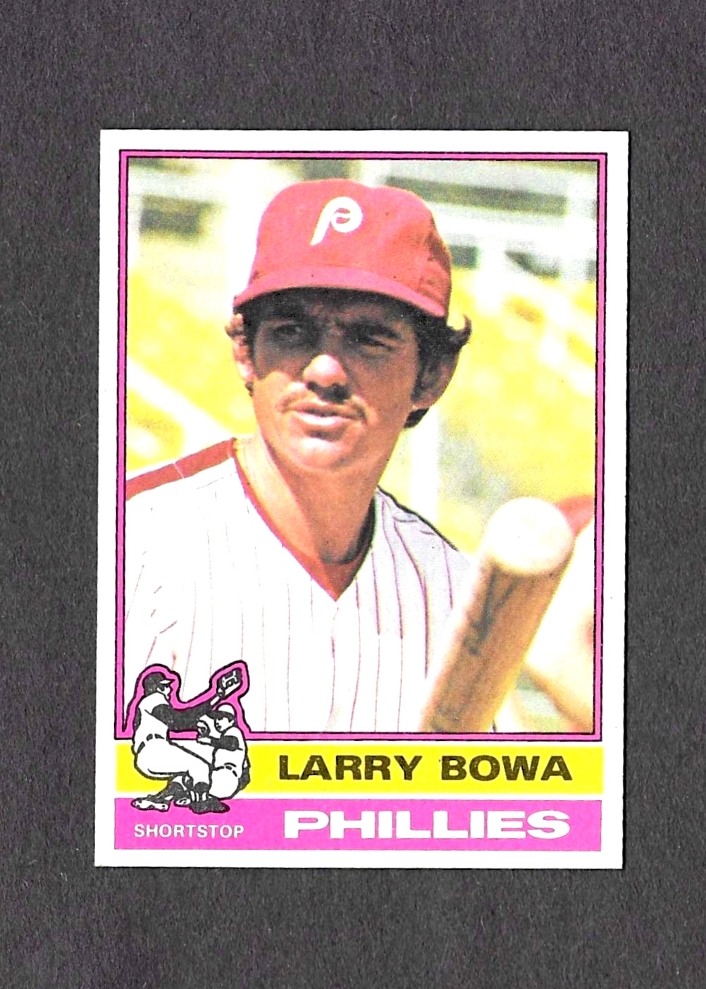 1976 TOPPS SET-BREAK # 145 LARRY BOWA PHILADELPHIA PHILLIES EX-MT
