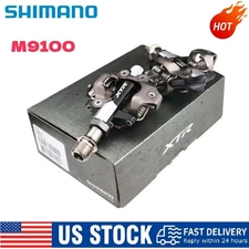 Shimano XTR PD-M9100 SPD Clipless Pedals w/SH51 Cleat MTB 9/16" Standard Version