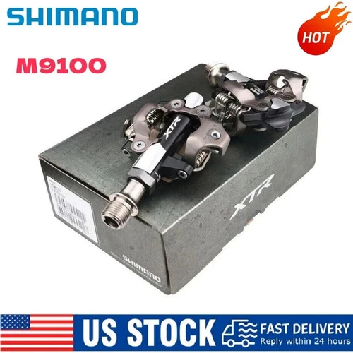 Shimano XTR PD-M9100 SPD Clipless Pedals w/SH51 Cleat MTB 9/16" Standard Version