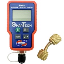 Uniweld UVG3 Smartech Digital Vacuum Gauge, Backlit Display. 0-15000 Micron Rang