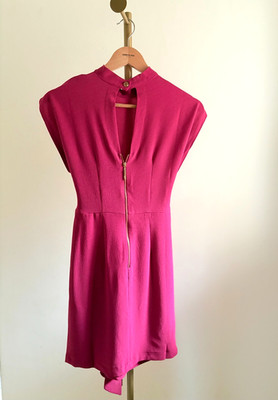 SEO Title (under 80 characters): Closet London Berry Kimono Pencil Dress UK 8 BN