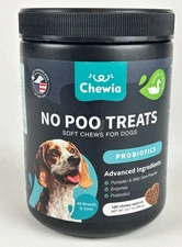Dog Stool Eating Deterrent Coprophagia Deterrent Probiotics for Digestive Health