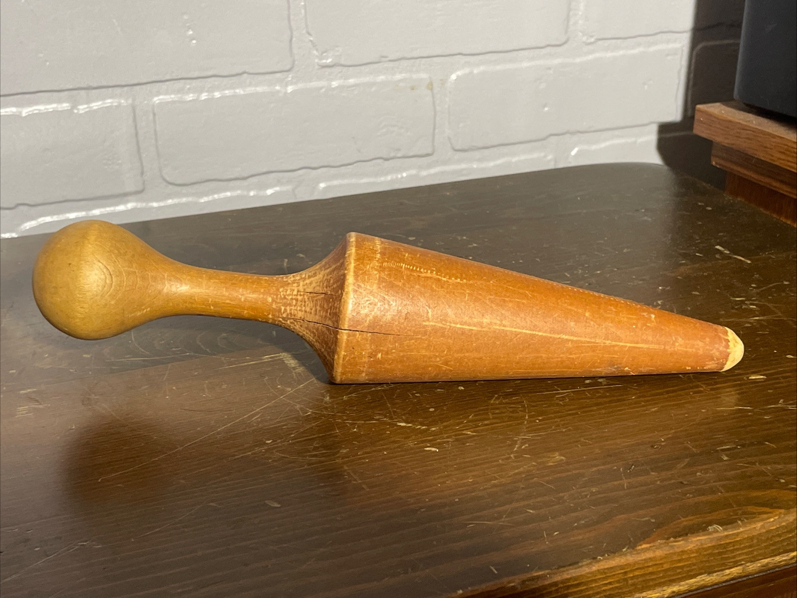 Vintage Wooden Masher 1950’s Kitchen Ware Pharmaceutical