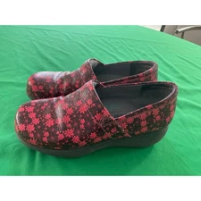 Grey’s Anatomy SOFTWALK Women  Floral Work Nursing Clogs Shoes Size 7.5