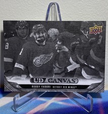 2024-25 Upper Deck Series 1 Hockey ROBBY FABBRI #C-10 CANVAS BLACK & WHITE SP