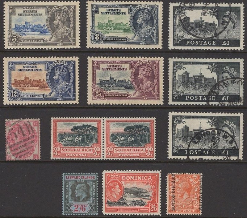 GREAT BRITAIN and COMMONWEALTH LOT ~ MINT & USED / CV $410