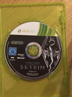The Elder Scrolls V-Skyrim (Microsoft Xbox 360) Disc only
