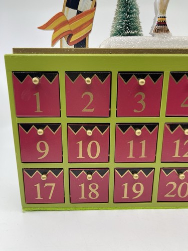 MacKenzie Childs Retired Olde Time Santa Christmas Holiday Advent Calendar - Picture 2 of 24