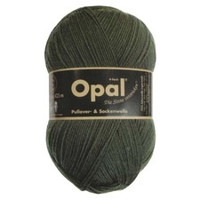 Opal Sock Yarn Uni Solid superwash 4-ply 100g/465yd, 5184 Dark Olive Green