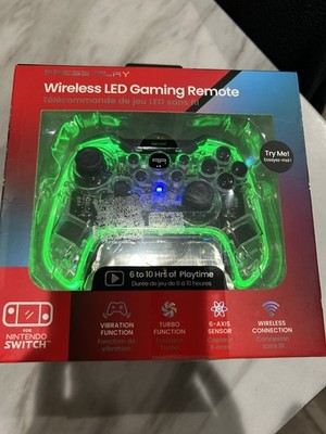 NIB Press Play Wireless LED Gaming Remote For Nintendo Switch, Switch Lite, OLED