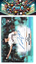 2025 Stadium Club #SCBA-SW Shay Whitcomb Base Autographs Turquoise Foil /99