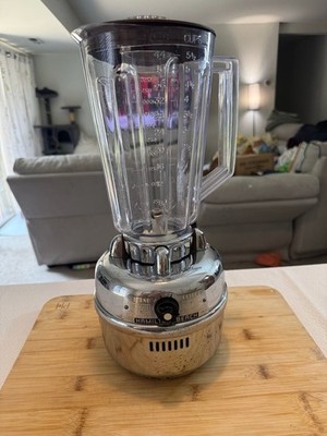 Vintage Hamilton Beach Model 6 Chrome Liqui-Blender