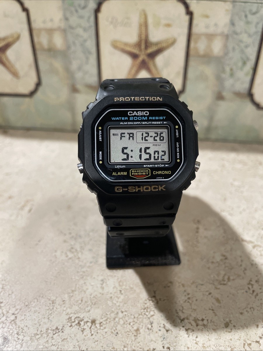 CASIO G SHOCK DW 5600 9V Speed Model 1990 Japan Module 901 With