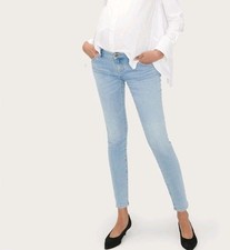 HATCH Light Wash Slim Skinny Maternity Jeans Blue Denim Stretch 5-Pocket size 27