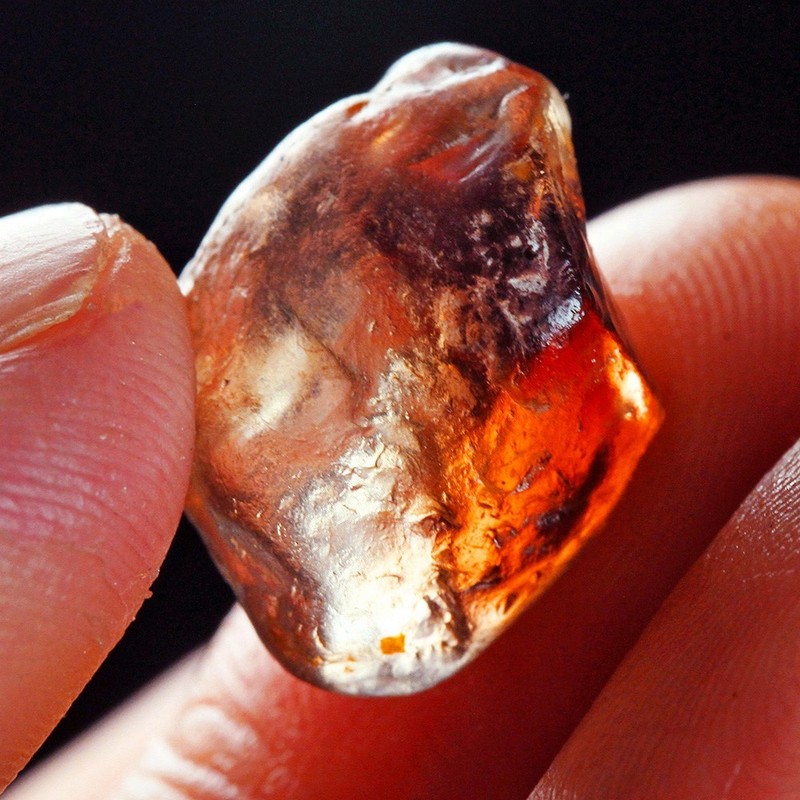 17.3Ct VVS Yellow Golden Champagne Imperial Topaz Specimen Facet Rough UYTHV178