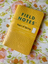 Field Notes Signs Of Spring One ( 3-Pack) Rare Limited Edition FNC-54