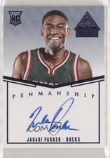 2014-15 Panini Paramount Penmanship Rookies Blue 48/49 Jabari Parker Auto 2r7