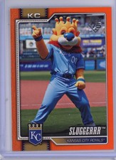 2026 Topps Celebration Kansas City Royals Mascots Sluggerrr M-9 Orange #21/25 SP