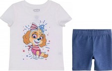 New 2 Piece Jumping Beans Paw Patrol Tee Shirt  Bike Shorts Outfit 4T NWT