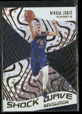 2020-21 Panini Revolution #24 Nikola Jokic Shock Wave Insert Denver Nuggets