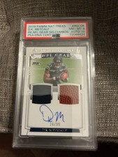 2019 National Treasures DK METCALF RPA Dual NFL Gear On Card AUTO /99