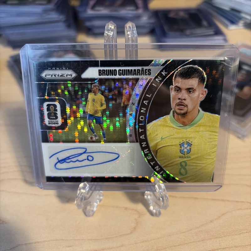 2026 Prizm World Cup Bruno Guimaraes 1/1 Black Pulsar Auto International Ink🇧🇷