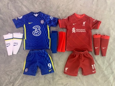 custom 1/6 scale Mohamed Salah jersey kits Male Model for 12