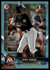 2018 Bowman Draft #BD-103 Osiris Johnson Sky Blue #/499
