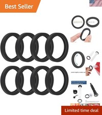 8PCS Universal Rubber Gaskets for Gas Can Spouts - Durable Leak Protection