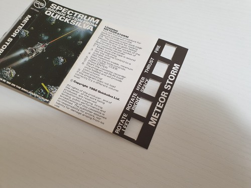 Meteor Storm (With Overlay) - Quicksilva - Sinclair ZX Spectrum (Tested ✅) 🟩 - 第 5/9 張圖片