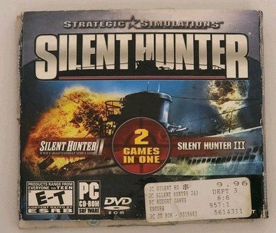 Silent Hunter Silent Hunter II Silent Hunter III PC 2005 CD Rom UNTESTED