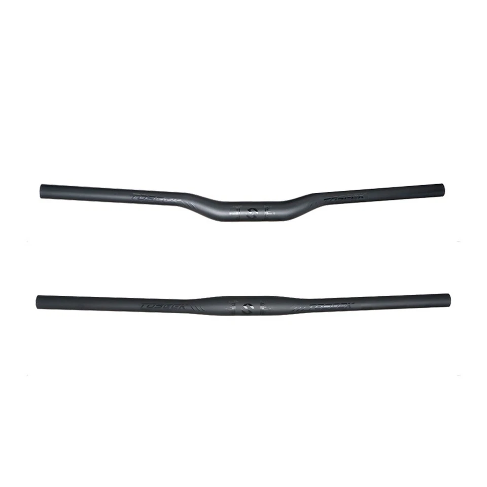TOSEEK Carbon Fiber Handlebar MTB Bike Flat Bar Riser Bar 31.8*580-760mm Matte - Image 3 of 4