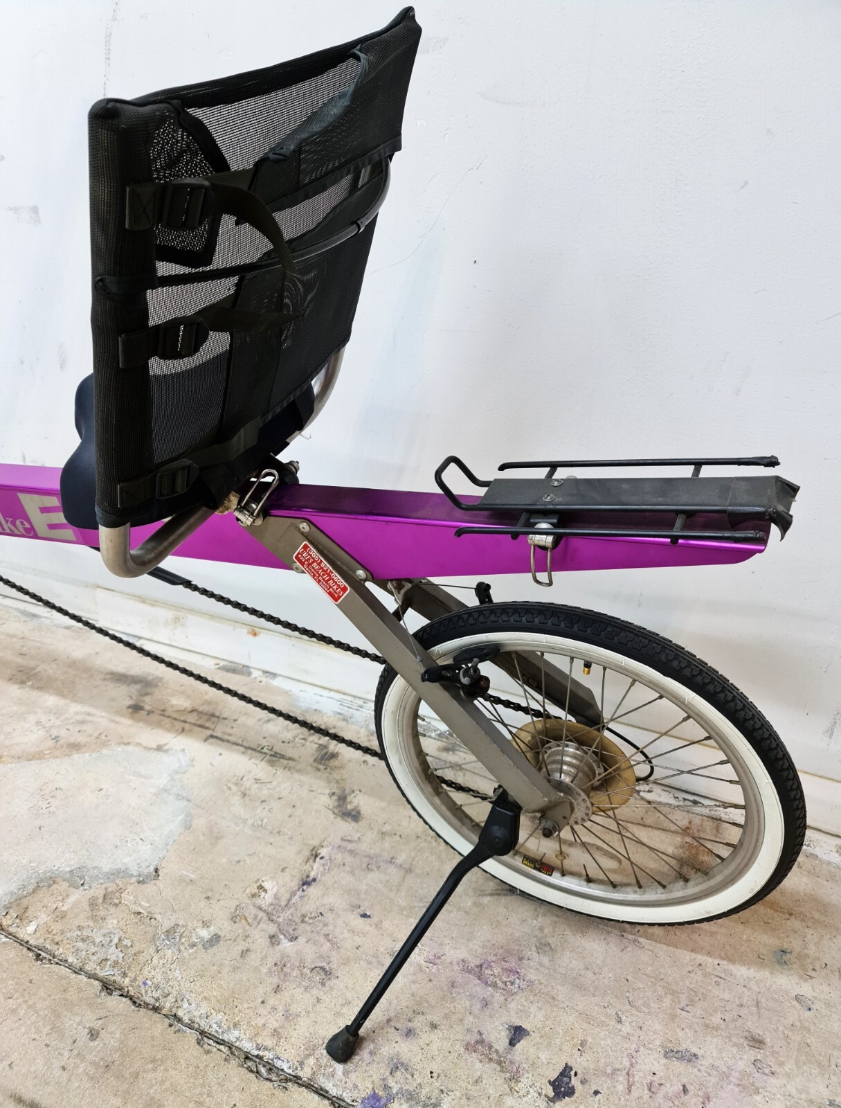 Bike E Recumbent bicycle 21 speeds Purple Preowned eBay