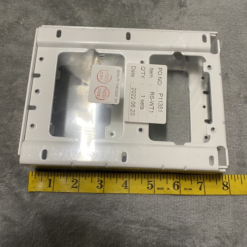 1 Set of (2) Somfy 400 RS-WT1 7" Fascia Brackets White - Picture 8 of 9