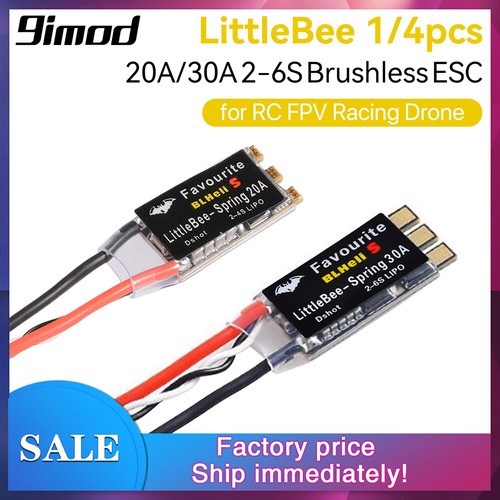 9IMOD RC Drone Favourite FVT LittleBee 20A/30A ESC BLHeli_S OPTO 2-6S Brushless - Picture 7 of 27