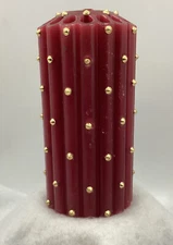 Decorative Unbranded Unscented 6.25” Pillar Candle.
