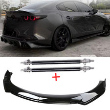 For Mazda 3 Sedan Hatch Front Bumper Lip Part Accessories Splitter Spoiler For Mazda 3 Sedan Hatch Front Bumper Lip Part Accessories Splitter Spoiler