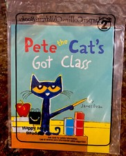 NEW McDonalds Pete the Cat Got Class 2 Happy Meal Readers Book Harper Collins